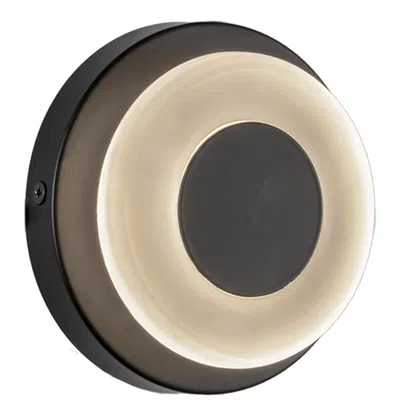 Kuzco Stephord Led 4-in Black/frosted Glass Wall Sconce