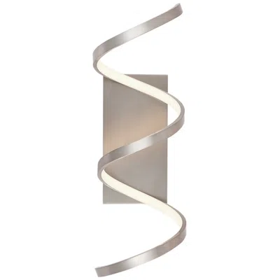 Kuzco Synergy Led 24-in Antique Silver Wall Sconce