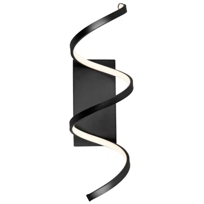 Kuzco Synergy Led 24-in Black Wall Sconce