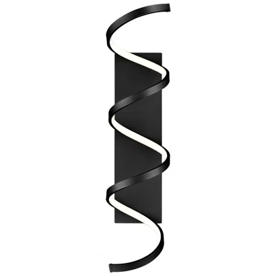 Kuzco Synergy Led 36-in Black Wall Sconce
