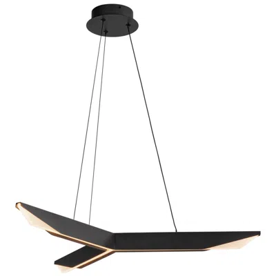 Kuzco Tachi Led 31-in Urban Bronze Pendant
