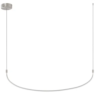 Kuzco Talis Led 48-in Brushed Nickel Linear Pendant
