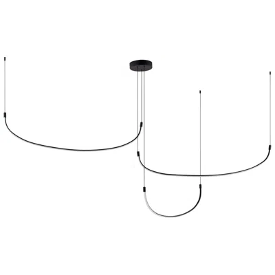 Kuzco Talis Led 70-in Black Multi-pendant