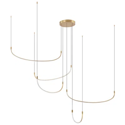 Kuzco Talis Led 70-in Brushed Gold Multi-pendant
