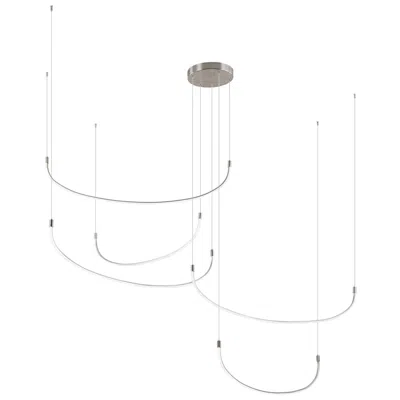 Kuzco Talis Led 90-in Brushed Nickel Multi-pendant