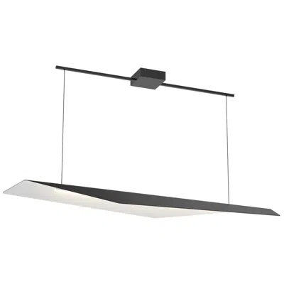 Kuzco Taro Led 48-in Black/white Linear Pendant