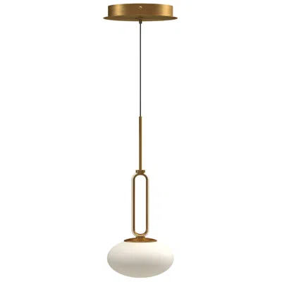 Kuzco Tavira Led 6-in Brushed Gold Pendant