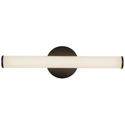 Kuzco Tectra 18-in Black Dimmable Led Wall/vanity Light