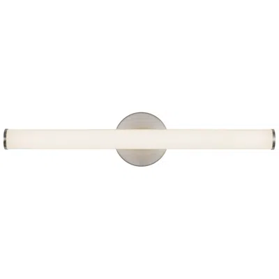 Kuzco Tectra 24-in Brushed Nickel Dimmable Led Wall/vanity Light