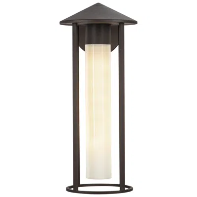 Kuzco Tenko 18-in 1 Light Bronze/glossy Opal Glass Outdoor Wall 60w Alora Mood