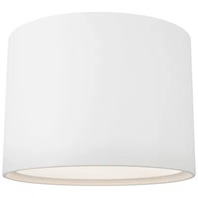 Kuzco Uma 15-in White Dimmable Led Semi-flush Mount