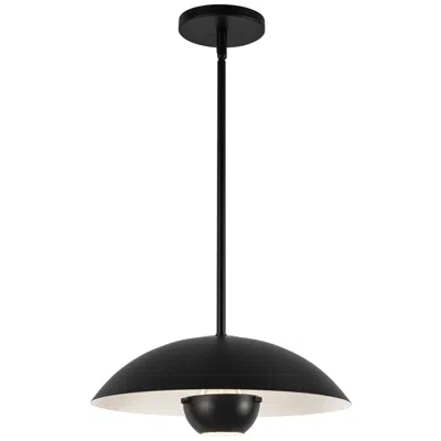 Kuzco Umbra 14-in Black Pendant With Black Diffuser