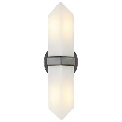 Kuzco Valencia 15" High Urban Bronze 2-light Wall Sconce