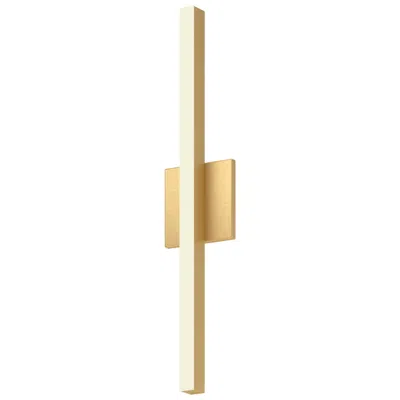 Kuzco Vega 23" High Brushed Gold Led Wall Sconce
