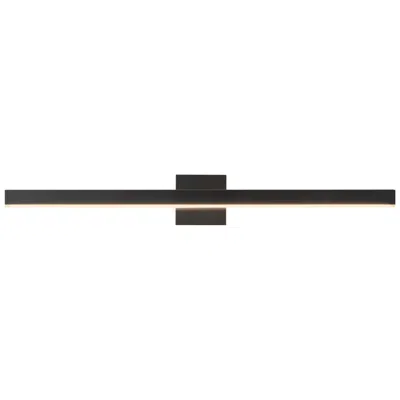 Kuzco Vega 31-in Black Dimmable Led Wall/picture Light