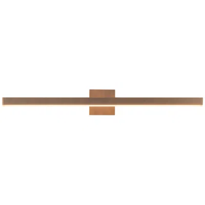 Kuzco Vega 31-in Vintage Brass Dimmable Led Wall/picture Light