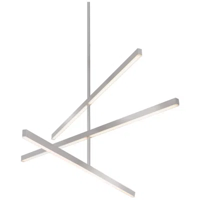 Kuzco Vega Led 45-in Brushed Nickel Led Chandeliers