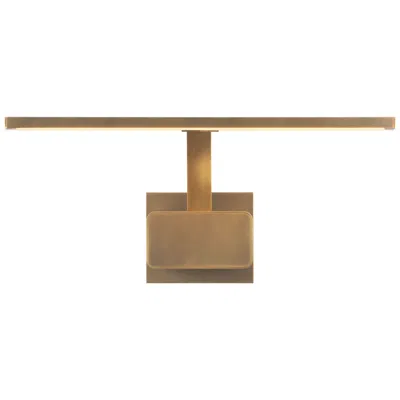 Kuzco Vega Minor 17-in Vintqge Brass Dimmable Led Wall/picture Light