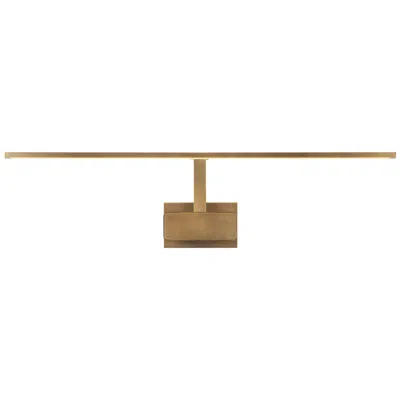 Kuzco Vega Minor 34-in Vintage Brass Dimmable Led Wall/picture Light
