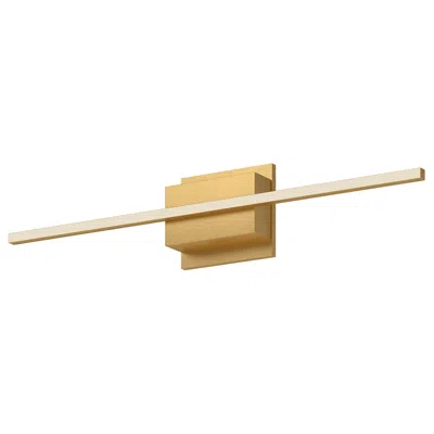 Kuzco Vega Minor Led 24-in Brushed Gold Wall Sconce