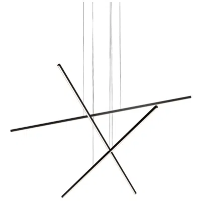 Kuzco Vega Minor Led 3 Head Black Multi-pendant