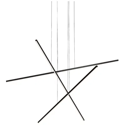 Kuzco Vega Minor Led 3 Head Black Multi-pendant