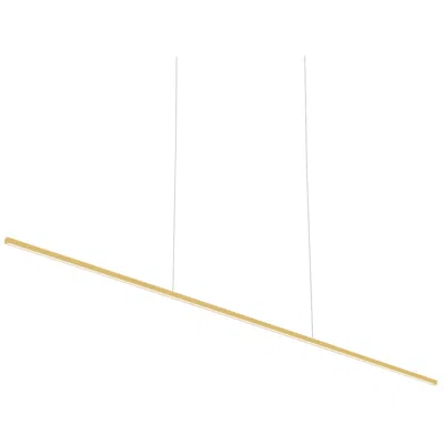 Kuzco Vega Minor Led 60-in Brushed Gold Linear Pendant