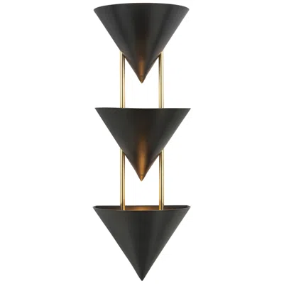 Kuzco Versus 28-in Urban Bronze Wall Sconce