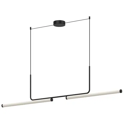 Kuzco Vesper Led 73-in Black Linear Pendant
