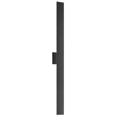 Kuzco Vesta 50" High Black Led Outdoor Wall Light