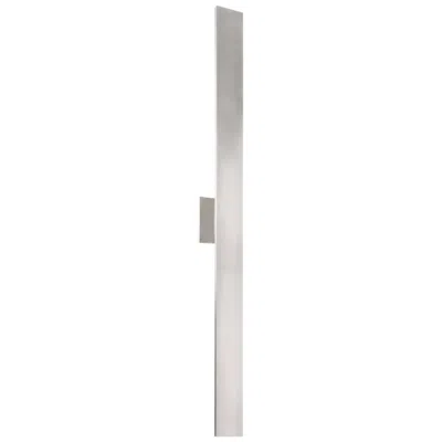 Kuzco Vesta 50" High Brushed Nickel Led Outdoor Wall Light