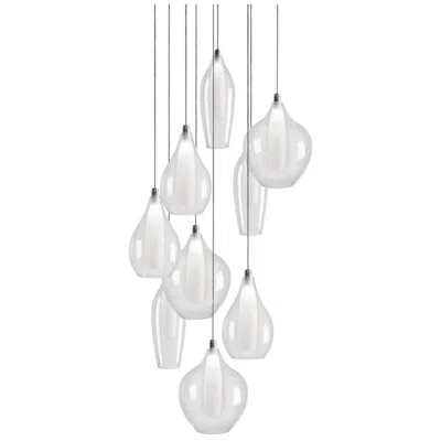 Kuzco Victoria Led 9 Head Chrome Multi-pendant