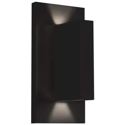 Kuzco Vista 8 3/4" High Black Led Outdoor Wall Light