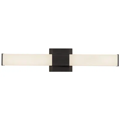 Kuzco Vivi 24-in Black Dimmable Led Wall/vanity Light