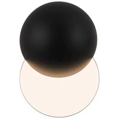 Kuzco Void 12-in Black Dimmable Led Wall Sconce
