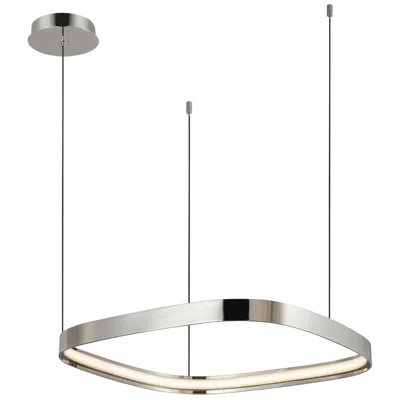 Kuzco Yukon Led 19-in Polished Nickel Pendant
