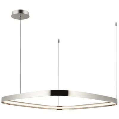 Kuzco Yukon Led 31-in Polished Nickel Pendant