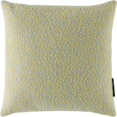 Kvadrat/raf Simons Yellow Ria Cushion In Blue