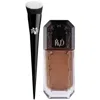 Kvd Beauty Lock It Edge Foundation Brush And Beauty Good Apple Full-coverage Serum Foundation 30ml Bundle (vari In Deep 082