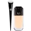 Kvd Beauty Lock It Edge Foundation Brush And Beauty Good Apple Full-coverage Serum Foundation 30ml Bundle (vari In Medium 027