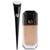 Kvd Beauty Lock It Edge Foundation Brush And Beauty Good Apple Full-coverage Serum Foundation 30ml Bundle (vari In Medium 048
