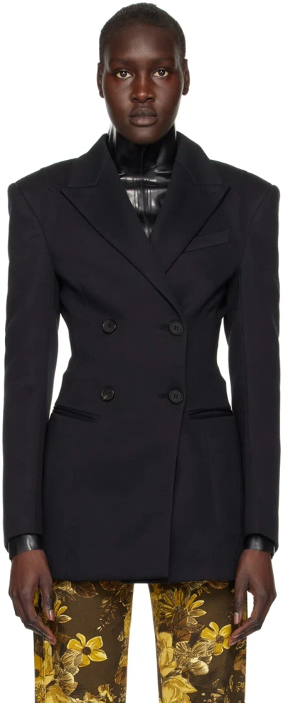 Kwaidan Editions Black Double-breasted Blazer