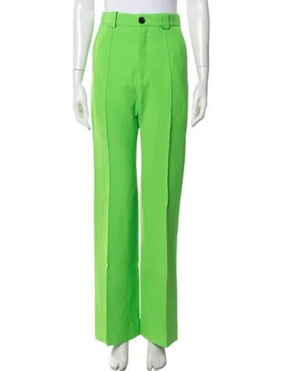 Pre-owned Kwaidan Editions Wide Leg Pants In Green
