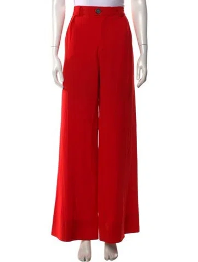 Pre-owned Kwaidan Editions Wide Leg Pants In Red