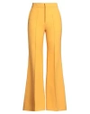 Kwaidan Editions Woman Pants Marigold Size 6 Polyester, Virgin Wool, Elastane, Polyamide In Orange
