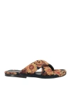 Kwaidan Editions Woman Sandals Sand Size 9 Textile Fibers In Beige