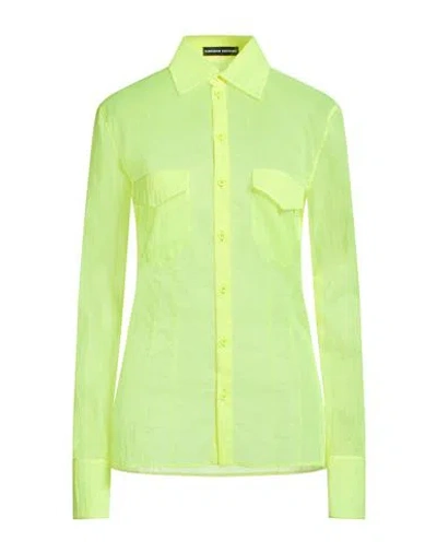 Kwaidan Editions Woman Shirt Yellow Size 6 Polyamide In Green