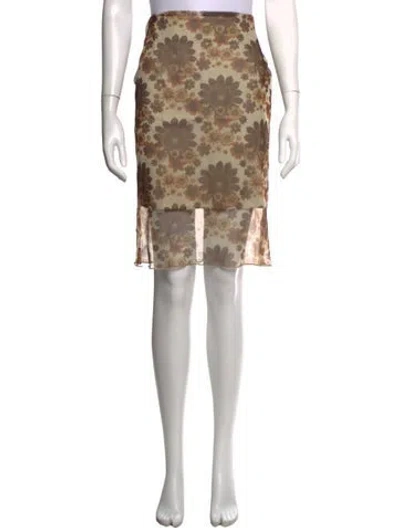 Pre-owned Kwaidan Editions Wool Midi Length Skirt In Neutrals