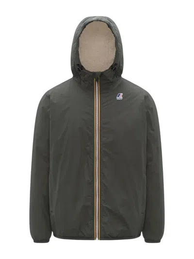 K-way 4.0 Ctheuof Mini Jacket In Green Blackish