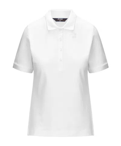 K-way Ali Polo Shirt In White